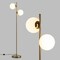 Gymax 65" Sphere LED Floor Lamp w/ 2 Bulbs and Foot Switch Home Office